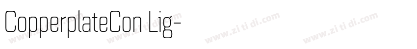 CopperplateCon Lig字体转换